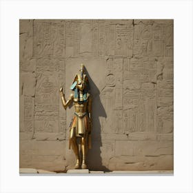 Egyptian Statue Canvas Print