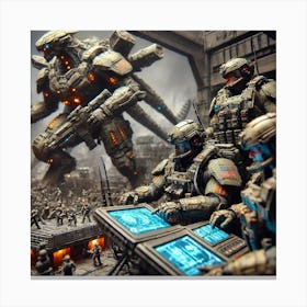 Ares Commanders Of The Martian Dominion Canvas Print