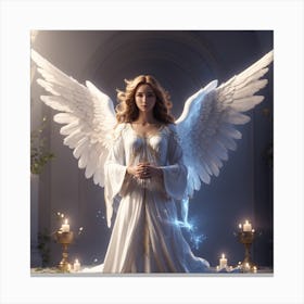 Guiding Light Your Celestial Protector Canvas Print