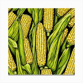 Sweetcorn As A Logo (85) Canvas Print