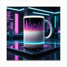 Neon City 1 Canvas Print