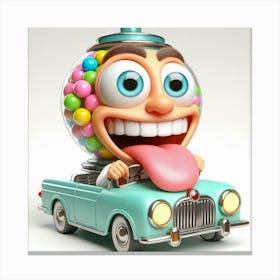 Candy Car 2 Canvas Print