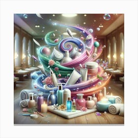 Spa Room Canvas Print