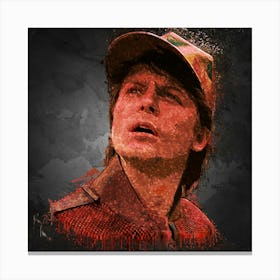 Michael J Fox Or Marty Mcfly Canvas Print