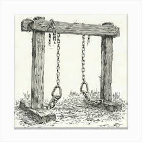 Swing Set Canvas Print