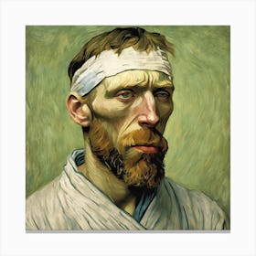 Portrait Of Van Gogh 6 Canvas Print