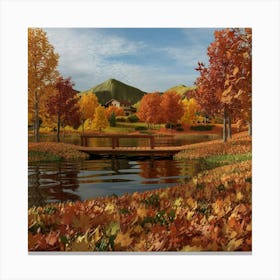 Autumn Scene Canvas Print