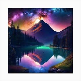 Galaxy In The Sky 6 Canvas Print