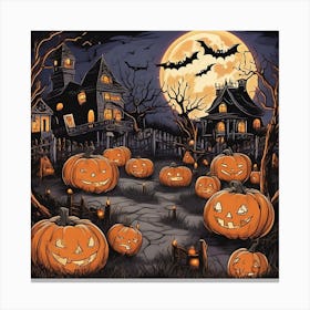 Pumpkin Palooza Canvas Print