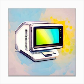 Computer Monitor Canvas Print