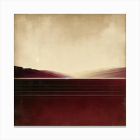 "Marsala Dusk: Abstract Landscape"  "Marsala Dusk" is an evocative digital artwork, capturing the rich warmth of a dusky landscape bathed in deep, wine-inspired tones. This piece's horizontal lines and smooth gradients create a minimalist interpretation of a sunset, perfect for sophisticated and modern interiors. The artwork invites contemplation and a sense of calm, making it an ideal backdrop for those seeking a refined and contemplative atmosphere in their space. Canvas Print
