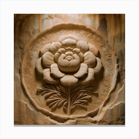 Chinese Stone Carving Canvas Print