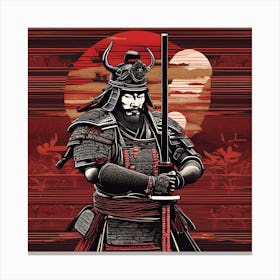 Samurai Warrior 1 Canvas Print