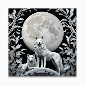 White Wolf Canvas Print