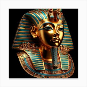 Egyptian Pharaoh Mask Canvas Print