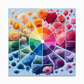 Color Wheel Canvas Print