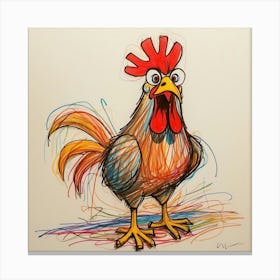 Rooster 33 Canvas Print