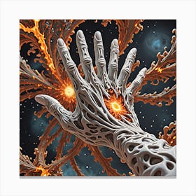 Hand Of Fire Canvas Print