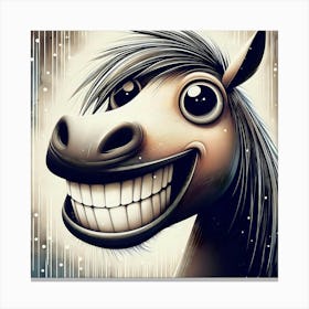 Funny Horse 1 Canvas Print