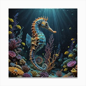 Seahorse 9 Canvas Print