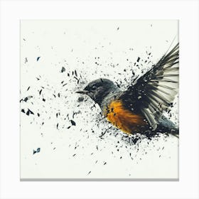 Bird In Flight 10 Canvas Print