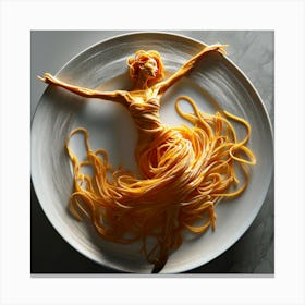 Spaghetti Dancer 1 Canvas Print