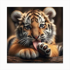 Tiger Cub 3 Canvas Print