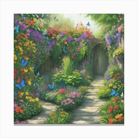 Garden Path Canvas Print