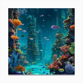 Coral Reef 3 Canvas Print