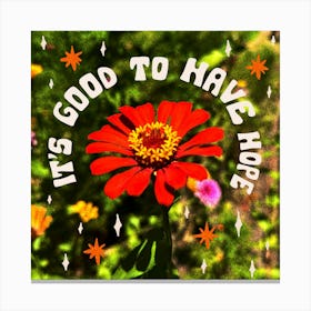 Good To Have Hope Canvas Print