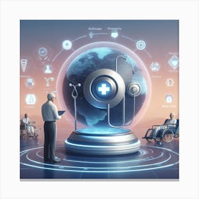 Futuristic Medical Technology Canvas Print