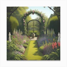 The Garden Path Canvas Print