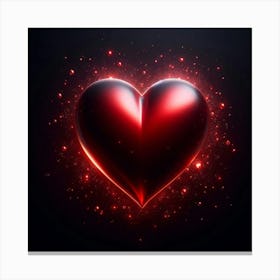 Valentine'S Day Heart Canvas Print