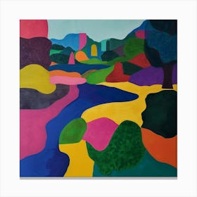 Abstract Park Collection Parque Del Este Caracas Venezuela 2 Canvas Print