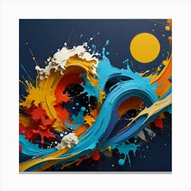 Abstract Painting 19 Canvas Print