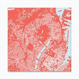 Copenhagen in Pink Canvas Print