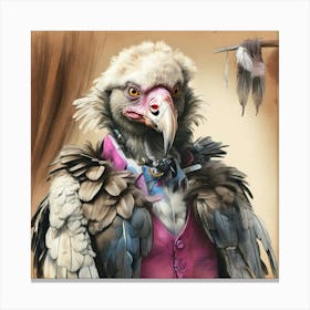 Vulture 8 Canvas Print