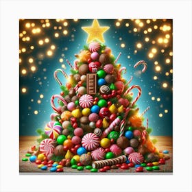 Candy tree 3 Canvas Print