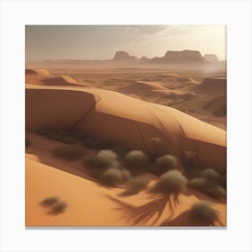 Desert Landscape 85 Canvas Print