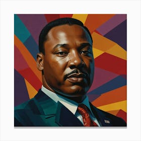 Martin Luther King Jr. 27 Canvas Print