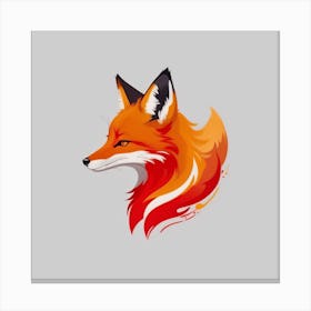 Fox Head 1 Canvas Print