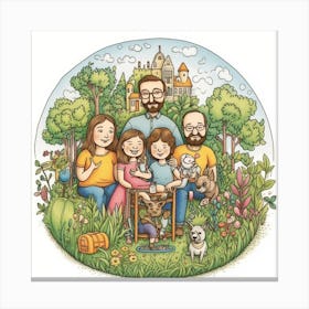 Family Portrait Canvas Print