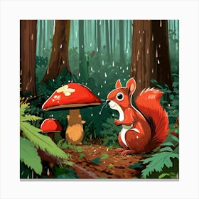 A small squirrel 1 Canvas Print