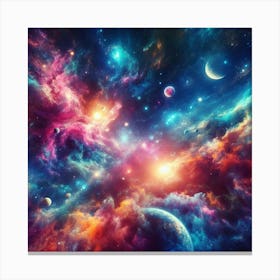 Space Nebula 2 Canvas Print