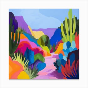 Colourful Gardens Desert Botanical Garden Usa 2 Canvas Print
