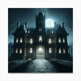 Haunted House 10 Canvas Print