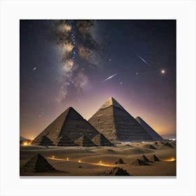 Egyptian Pyramids Canvas Print