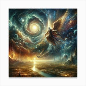 Angel In The Sky 4 Canvas Print