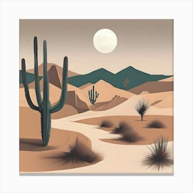 Boho Desert 1 Canvas Print