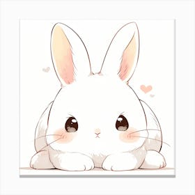 Kawaii Bunny Canvas Print